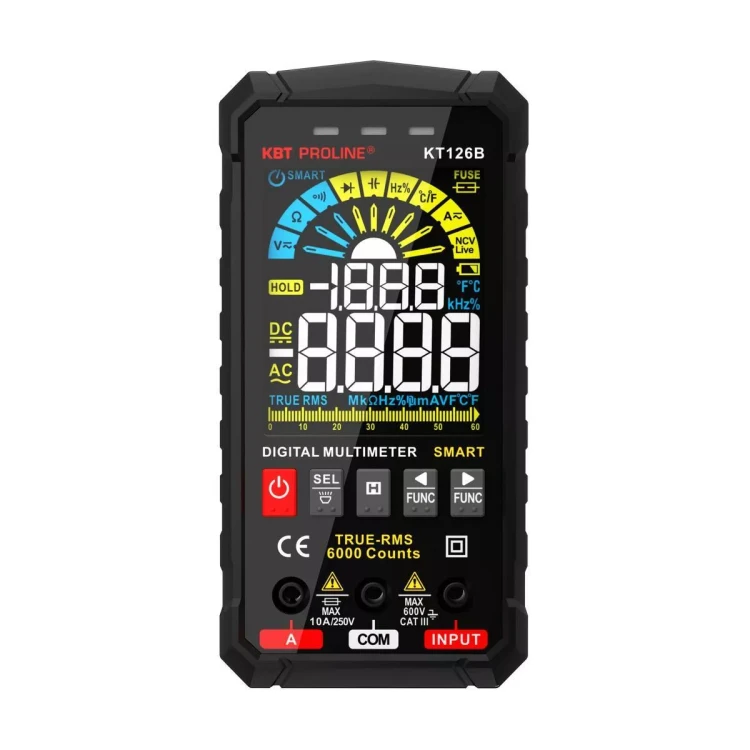 Мультиметр цифровой КВТ SMART KT 126В с True RMS (86329) купить в Нижневартовске