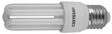 Энергосберегающая лампа СВЕТОЗАР"U-КЛАССИКА"стержень,цоколь E27(стандарт),Т2,3U,яркий бел свет(4000К), 8000час,12Вт(60) 44334-12 купить в Нижневартовске