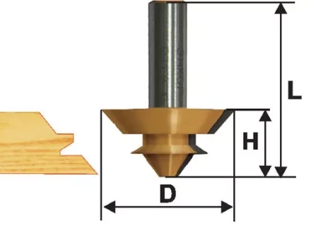 Фреза комбинированная универсальная Ф381Х143 мм хвостовик 12 мм 46500 купить в Нижневартовске
