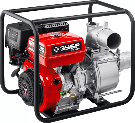ЗУБР 1800 л/мин, мотопомпа бензиновая для грязной воды (МПГ-1800) купить в Нижневартовске