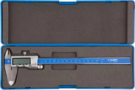 Штангенциркуль ЗУБР "ЭКСПЕРТ", ШЦЦ-I-200-0,01,цифровой, нерж. сталь, металлический корпус,200мм, шаг измерения 0,01мм 34463-200 купить в Нижневартовске