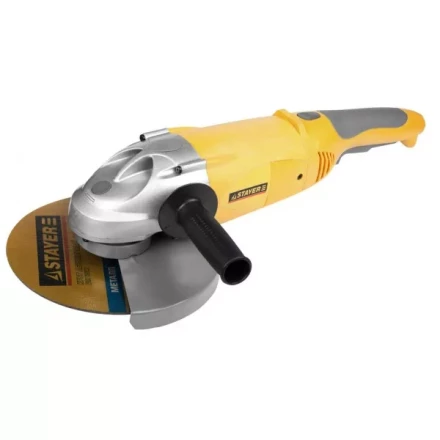 Машина STAYER углошлифовальная, дополнительная рукоятка, ключ, 230мм, 6000об/мин, 2100Вт SAG-230-2100 купить в Нижневартовске