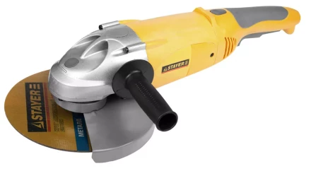 Машина STAYER углошлифовальная, дополнительная рукоятка, ключ, 230мм, 6000об/мин, 2100Вт SAG-230-2100 купить в Нижневартовске