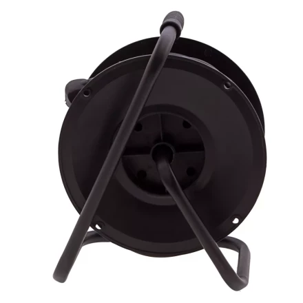 Удлинитель силовой 50 м, 16А, тип УХ10, ПВС, на кабельной катушке, 4 розетки без заземления Сибртех 95865 купить в Нижневартовске