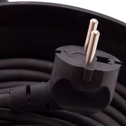 Удлинитель силовой 50 м, 16А, тип УХ10, ПВС, на кабельной катушке, 4 розетки без заземления Сибртех 95865 купить в Нижневартовске