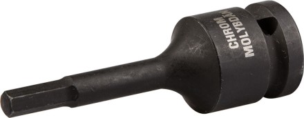 Торцовая головка KRAFTOOL &quot;INDUSTRIE QUALITAT&quot; ударная (1/2&quot;), HEX, Cr-Mo, фосфатированная, H7 27950-07 купить в Нижневартовске