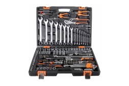 Набор инструментов, 1/2", 1/4", CrV, в кейсе 151 предмет Вихрь 73/6/7/9