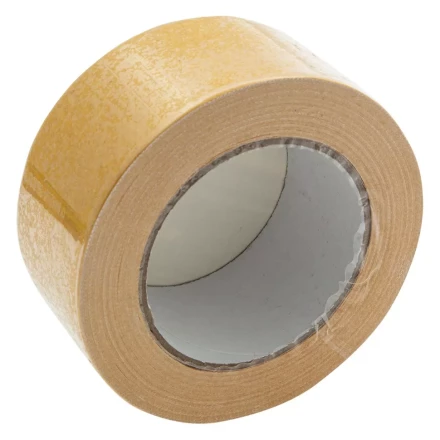 Лента клейкая двусторонняя, 50 мм х 25 м, на тканевой основе Сибртех 888135 купить в Нижневартовске