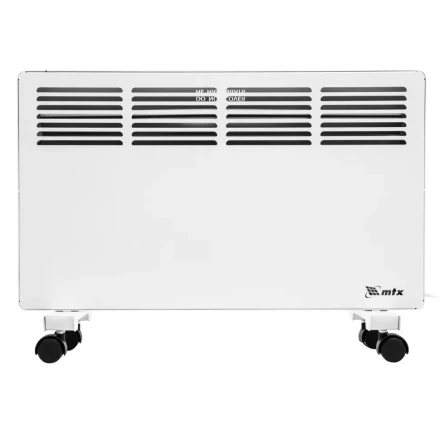 Конвектор электрический КМ-1500.2, 230 В, 1500 Вт, X-образный нагреватель, колеса, термостат // MTX 98125 купить в Нижневартовске