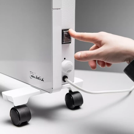 Конвектор электрический КМ-1500.2, 230 В, 1500 Вт, X-образный нагреватель, колеса, термостат // MTX 98125 купить в Нижневартовске