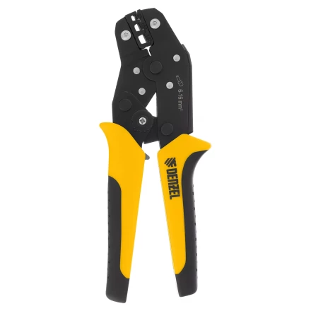 Клещи для обжима наконечников штыревых НШВ, НШВИ, НШВИ-2, 6-16 мм2 Denzel 17744 купить в Нижневартовске