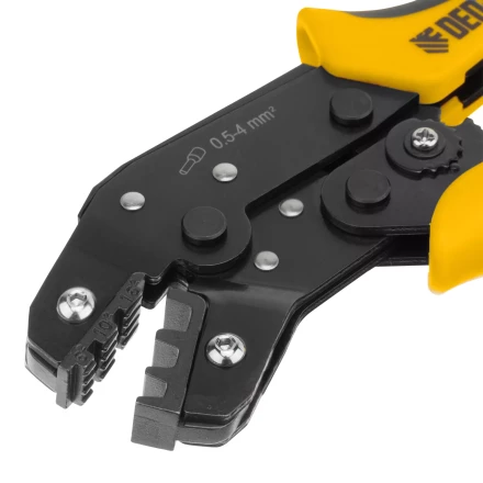 Клещи для обжима наконечников штыревых НШВ, НШВИ, НШВИ-2, 6-16 мм2 Denzel 17744 купить в Нижневартовске