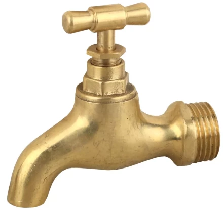 Кран ЗУБР сливной водоразборный, латунный, 1/2" 51218-1/2 купить в Нижневартовске
