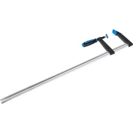 Струбцина ЗУБР "ПРОФЕССИОНАЛ", тип "F", двухкомпонентная ручка, стальная закаленная рейка, 120х800мм 32155-120-800 купить в Нижневартовске