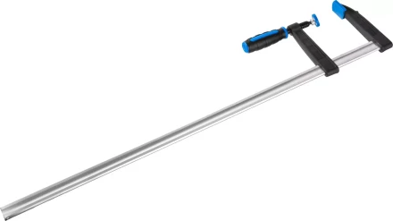 Струбцина ЗУБР "ПРОФЕССИОНАЛ", тип "F", двухкомпонентная ручка, стальная закаленная рейка, 120х800мм 32155-120-800 купить в Нижневартовске
