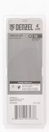 Бита T20x100 мм, 5 шт. Denzel 7711330 купить в Нижневартовске