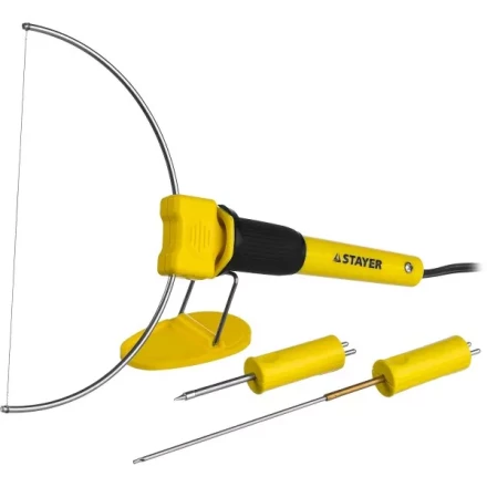 Прибор STAYER MASTER MAXtermo для художественной резки пенопласта, пластика, 3 насадки, 7Вт 45257-H3 купить в Нижневартовске