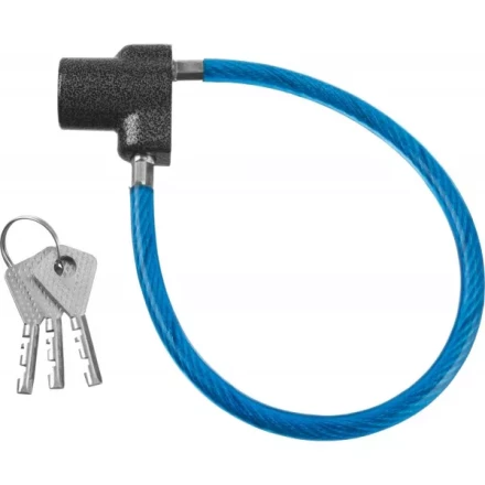 Замок тросовый, длина троса - 350мм, дисковый механизм секрета, ВС2-6Б 37220-6 купить в Нижневартовске