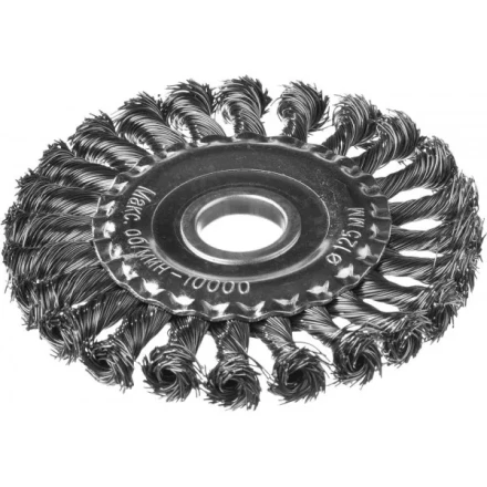 DEXX. Щетка дисковая для УШМ, жгутированная стальная проволока 0,5мм, 125ммх22мм 35100-125 купить в Нижневартовске