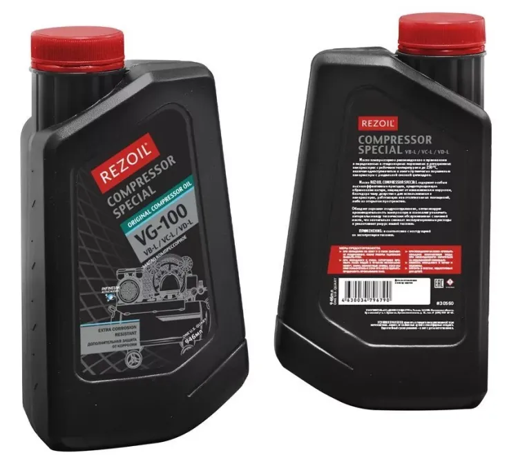 Масло компрессорное минеральное 0,96 л. VG-100 REZOIL COMPRESSOR Rezer купить в Нижневартовске