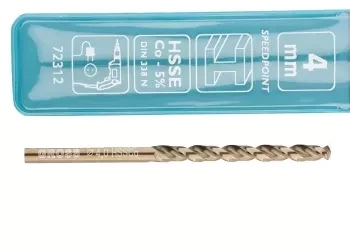 Сверло спиральное по металлу, 4,0 мм, HSS-Co  GROSS 72312 купить в Нижневартовске