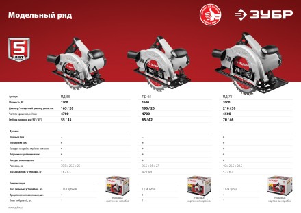 Пила циркулярная ПД-65 серия МАСТЕР купить в Нижневартовске