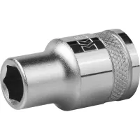 Торцовая головка KRAFTOOL "INDUSTRIE QUALITAT", Cr-V, FLANK, хромосатинированная, 1/2", 11 мм 27805-11_z01