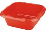 Таз пластмассовый квадратный 18л, красный ТМ Elfe 92987 купить в Нижневартовске