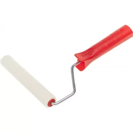 Мини-валик ЗУБР "ЭКСПЕРТ" "ВЕЛЮР", 100% шерсть, ворс 4мм, ручка 6мм, d=15/150мм 03536-15 купить в Нижневартовске