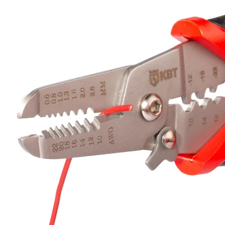 Многофункциональный стриппер КВТ WSS-01 для снятия изоляции с проводов 0.35–6.0 мм (102398) купить в Нижневартовске