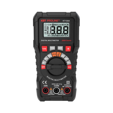 Мультиметр цифровой КВТ KT 130A с автоматическим выбором пределов измерений (88549) купить в Нижневартовске
