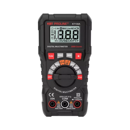 Мультиметр цифровой КВТ KT 130A с автоматическим выбором пределов измерений (88549) купить в Нижневартовске