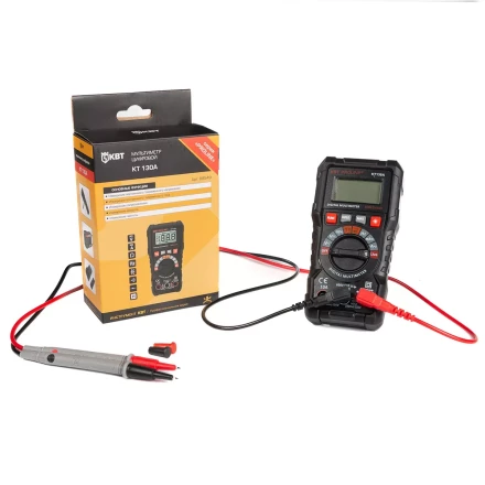 Мультиметр цифровой КВТ KT 130A с автоматическим выбором пределов измерений (88549) купить в Нижневартовске