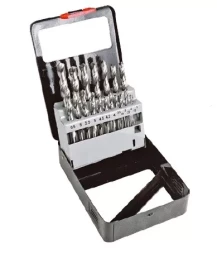 Набор сверл по мет 1,0-10,0мм 19шт белые, мет. коробка Кратон 1 05 01 013