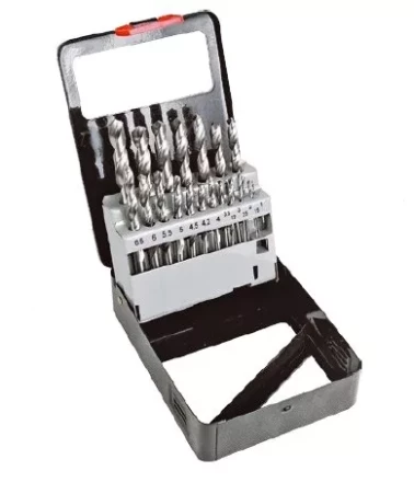 Набор сверл по мет 1,0-10,0мм 19шт белые, мет. коробка Кратон 1 05 01 013 купить в Нижневартовске