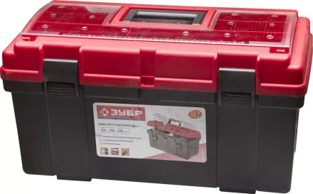 Ящик ЗУБР "МАСТЕР" пластмассовый для инструмента, 24" 38180-24 купить в Нижневартовске