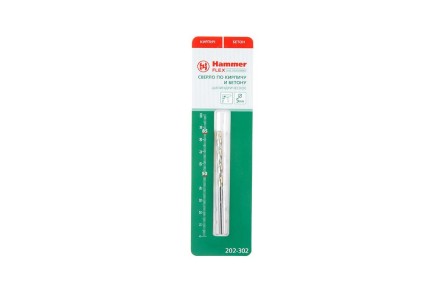 Сверло по камню HAMMER Ф5х85мм (DR CR 5,0мм*85/50мм) купить в Нижневартовске