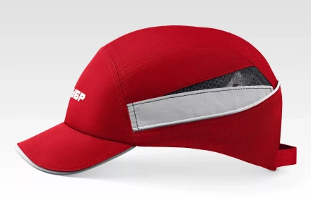 ЗУБР БИНОМ, красная, ударопрочный корпус, укороченный козырёк 55мм, размер от 54 до 59см, защитная каскетка, Профессионал (11096) купить в Нижневартовске