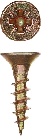 Шурупы ЗУБР "МАСТЕР" по дереву желтопассивированные, 5.0x20мм, 45шт 300396-50-020 купить в Нижневартовске