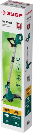 ЗУБР 600 Вт, ш/с 33 см, сетевой триммер (ТСН-33-600) купить в Нижневартовске