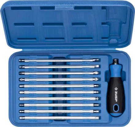 Набор ЗУБР: Отвертка с 2сторонними стержнями, пластик бокс, хромованадиевая сталь, 11 предметов, 175мм 25426-H11 купить в Нижневартовске
