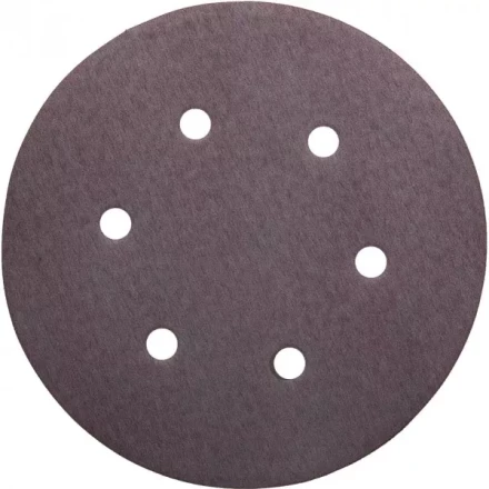 Круг шлифовальный URAGAN "Универсальный водостойкий с покрытием стеарата цинка" на липучке, 6 отв., P320, 150мм, 50шт 907-44113-320-50 купить в Нижневартовске
