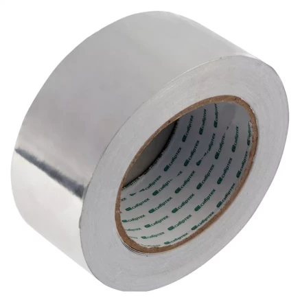 Лента клейкая алюминиевая, 50 мм х 40 м Сибртех 888145 купить в Нижневартовске