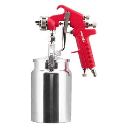 Краскораспылитель HP пневмат. с нижним бачком V= 1 л, сопло диаметром 1.8 мм// Matrix 57323 купить в Нижневартовске