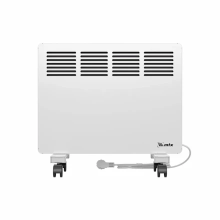 Конвектор электрический КМ-1000.1, 230 В, 1000 Вт, X-образный нагреватель, колеса, термостат // MTX 98124 купить в Нижневартовске