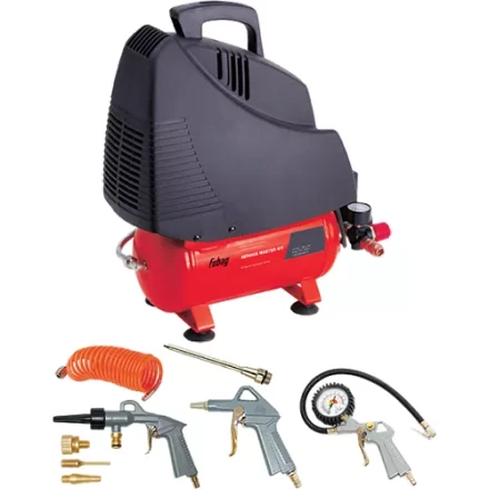 Компрессор безмасляный поршневой прямой привод FUBAG SERVICE MASTER KIT + 6 предметов купить в Нижневартовске