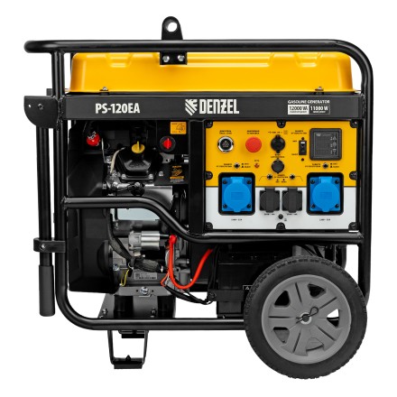 Генератор бензиновый Denzel PS-120EA, 12 кВт,230 В, 40л, разъём ATS,эл.старт купить в Нижневартовске