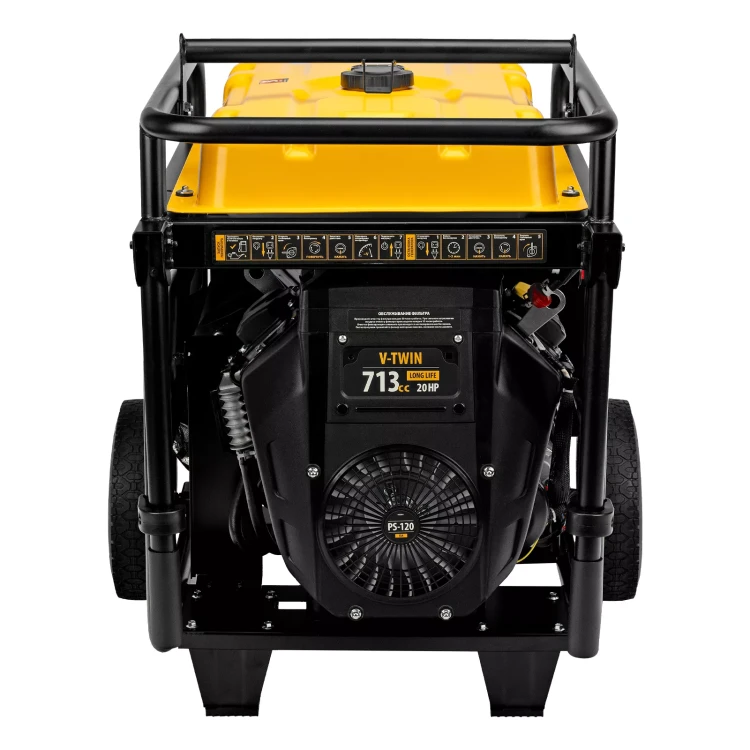 Генератор бензиновый Denzel PS-120EA, 12 кВт,230 В, 40л, разъём ATS,эл.старт купить в Нижневартовске