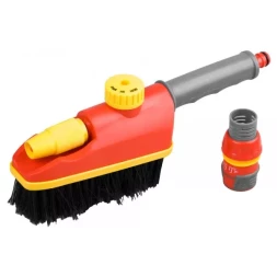 Набор для мойки GRINDA: щетка c наконечником + соединитель, 3/4" 8-428482