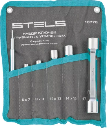Набор ключей трубок торцевых усиленных 6 пред., CrV Stels 13778 купить в Нижневартовске